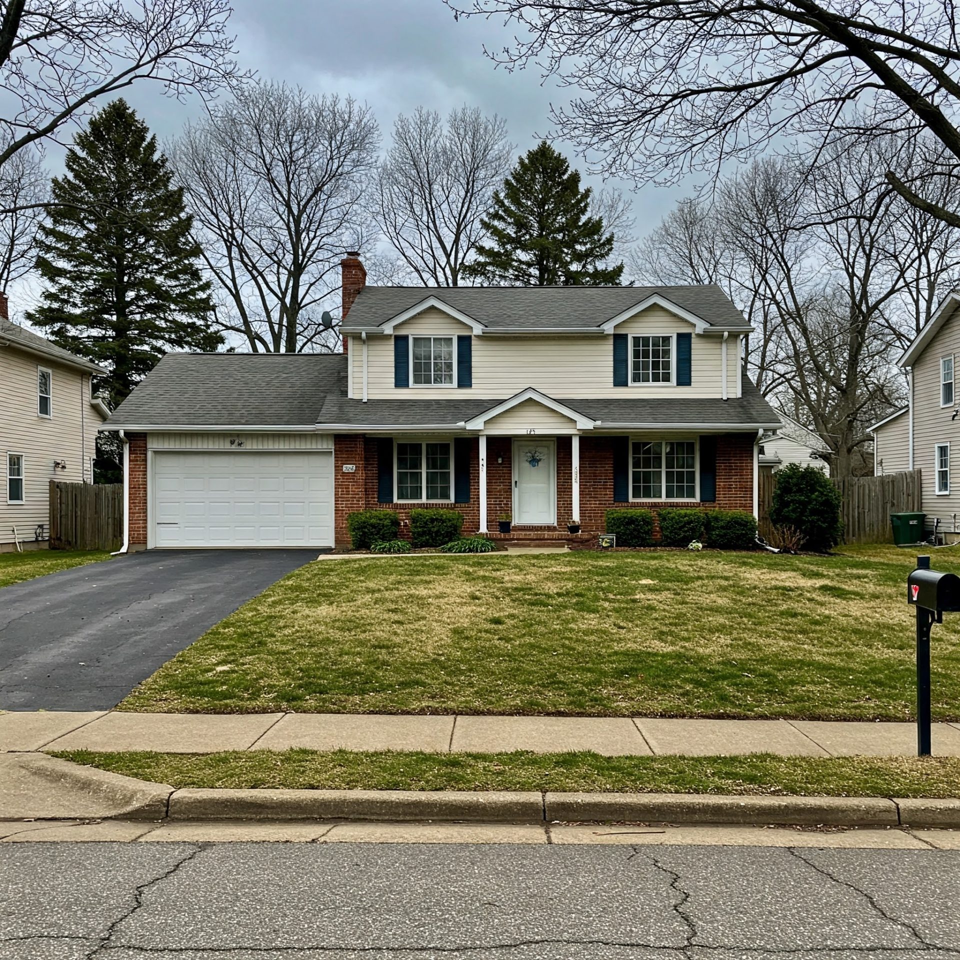 A residential property in Wauseon Ohio  Lawn Maintenance