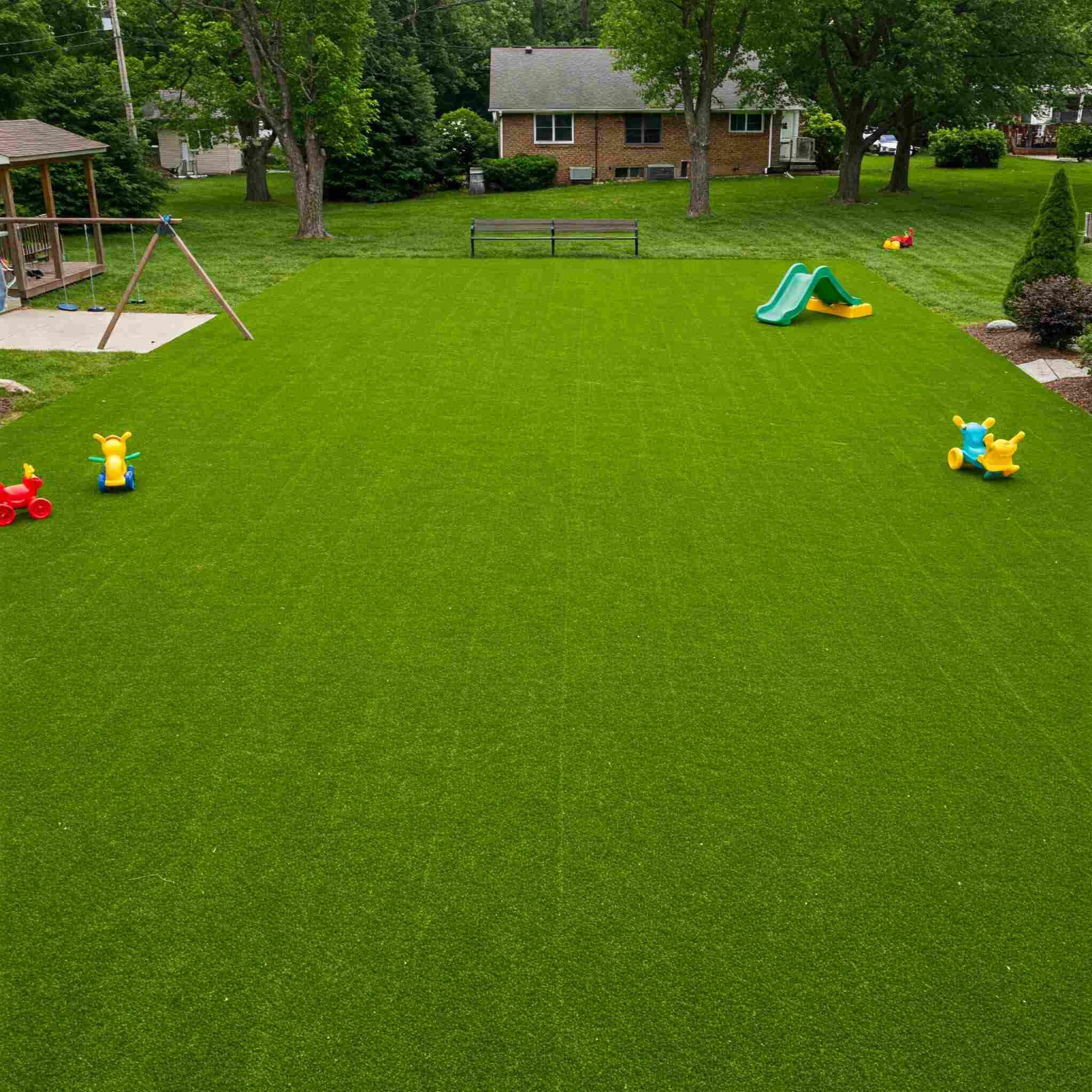Artificial Turf for a playground in a residential property in Ohio-compressed Artificial Turf for a playground in a residential property in Ohio
