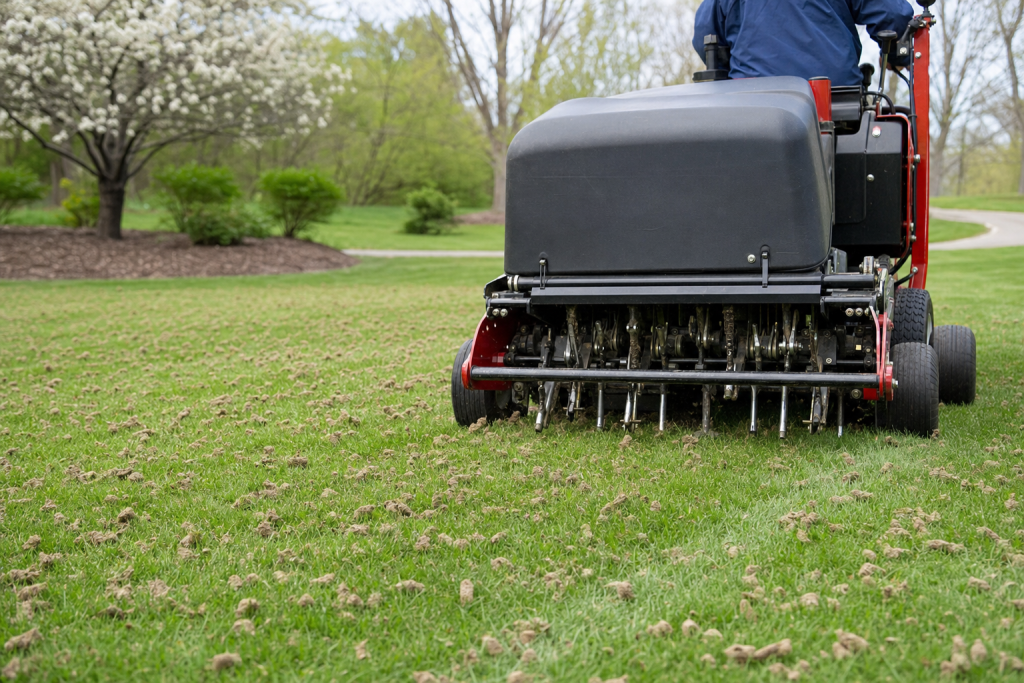Core aeration Maumee OH lawn service